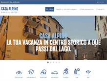 Tablet Screenshot of casaalpino.it